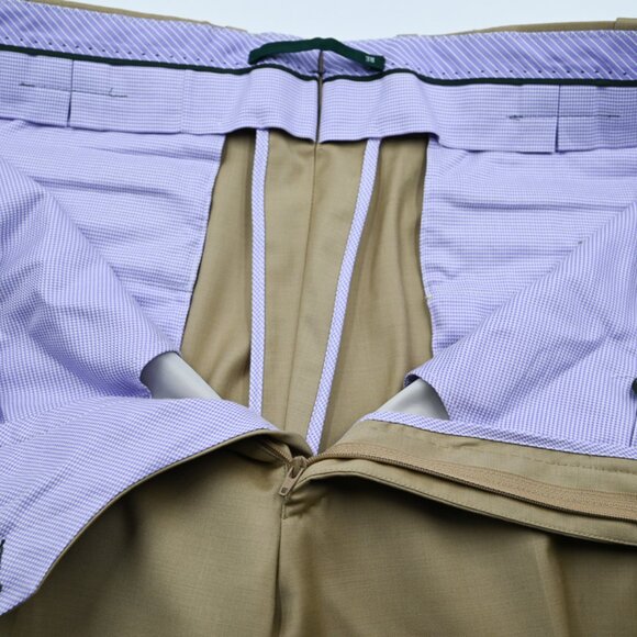 NEW $315 Antas Foundation Collection Light Tan Golf Active Pants 38x34 - Picture 2 of 5